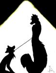  canine collar jag leash master silhouette slave 
