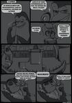  avian blush comic crown cute dialog english_text eyewear goggles greyscale group king_julien kowalski lemur madagascar male maurice monochrome penguin ringtail text tsuyagami 