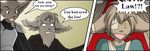  bandage basitin brown_eyes dialog dialogue general_alabaster judge_dredd keith_(twokinds) keith_keiser male parody shouting standing text tom_fischbach twokinds white_eyes yellow_eyes 