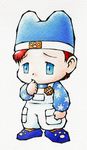  blue_eyes full_body harvest_moon lowres male male_focus nami&#039;s_son nami's_son official_art red_hair simple_background solo toddler white_background 