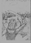  death feline greyscale hi_res lion machete mammal monochrome sketch snarl snarling undead unknown_artist zombie zombies 