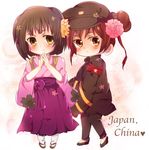  2girls artist_request axis_powers_hetalia china_(hetalia) genderswap japan_(hetalia) multiple_girls 