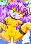  boots breasts ear_piercing earring female gloves green_eyes looking_at_viewer male mina_mongoose mobian mobius_unleashed nipples nude penetration penis piercing purple_hair pussy sega smile sonic_(series) straight vaginal vaginal_penetration 