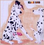  101_dalmatians 1996 balls canine canine_pussy claws couple dalmatian dog erection female feral klaus_doberman male penis perdita pongo pussy sheath sitting smile tail vintage 