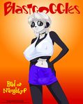  abstract_background anthro background_gradient bear big big_breasts blastgoggles breasts bulge clothed clothing dickgirl doug_winger gradient_background herm huge_breasts intersex looking_at_viewer mammal miniskirt panda pose skimpy solo tight_clothing 