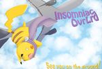  2010 bell pikachu plane pok&eacute;mon scarf sky tom_smith 