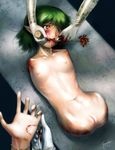  amputee bite_mark blood breasts green_hair guro helpless mutilation navel nipples nude pain pointy_ears pussy quadruple_amputee s_zenith_lee tears teeth torture uncensored 