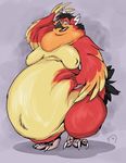  bird breasts female morbidly_obese overweight phoenix solo vampirechicken 