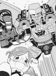  character_request crying from_below glasses kiss_players megatron monochrome open_mouth speed_lines tears tong transformers you_gonna_get_raped 