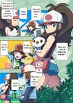  bee-j1 black_(pokemon) highres makoto_daikichi oshawott pokemon pokemon_(game) pokemon_bw touko_(pokemon) touya_(pokemon) white_(pokemon) 