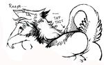  breasts female flockdraw plain_background pussy sergal solo tail unknown_artist white_background 