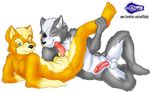  balls canine fox_mccloud gay male nude penis star_fox video_games wolf wolf_o&#039;donnell wolfblade 