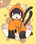  anime cat chibi cub cum feline huiro jubei male red_eyes solo tricksta underwear 