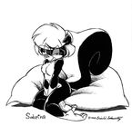  countershading eric_schwartz female nude sabrina skunk solo 