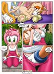  bbmbbf breasts canine comic cosplay cream_the_rabbit cum echidna female fox hedgehog lagomorph male mammal miles_prower mobian palcomix penis pussy rabbit sega sex sonic_(series) straight tails tikal_the_echidna 