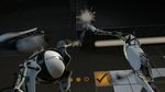  android aperture_science aperture_science_labs atlas high_five machine mechanical not_furry p-body personality_core portal_(game) portal_(series) portal_2 portal_gun robot turret turret_(portal) turret_gun unknown_artist valve 