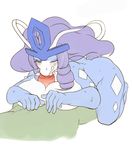  anthro blush breasts cum cum_in_mouth cum_inside duo fellatio female human human_on_anthro interspecies kousoku legendary_pok&#233;mon male mammal nintendo oral oral_sex penis pok&#233;mon pok&#233;morph pokemon sex sindoll straight suicune titfuck video_games 