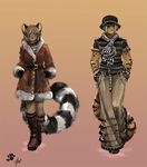  ambiguous_gender autumn fashion feline_appearance female ouari paleo ringtail thumbclawz thylacoleo 