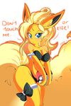  &hearts; &lt;3 anthro ashiji big_breasts big_thighs blonde_hair blue_eyes blush bra breasts canine eeveelution eeveelutions female flareon fur hair looking_at_viewer mammal nintendo open_mouth panties pok&#233;ball pok&#233;mon pok&#233;morph pok&eacute;ball pok&eacute;mon slugbox solo tail thick_thighs thighs underwear video_games voluptuous wide_hips yellow yellow_fur 