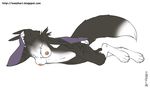  2009 breasts brown_eyes canine digimon female fox meesh neck_ruff pose renamon solo tail tomierlanely 
