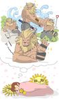  digimon digimon_tamers dream feline jerry katou_juri leomon lion mammal smile unknown_artist 