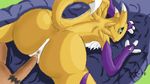  anthro anus butt canine digimon female fox human human_on_anthro interspecies looking_at_viewer male mammal penetration penis pose pussy renamon sex straight swehook unknown_artist vaginal vaginal_penetration 