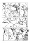  canine comic cum cum_inside female greyscale japanese_text kemono male mammal monochrome oral orgasm shining_(series) shining_force straight swallow swallowing text translation_request unknown_artist video_games wolf zylo 