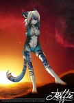  blue feline female fur mammal solo sunset tiger tofu93 