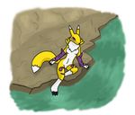  breasts canine creature71 digimon female fox renamon solo 