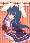  absurdres animal_ears bunny_ears dress highres mei_(jewel_at_time) panty_&amp;_stocking_with_garterbelt solo stocking_(psg) 