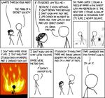  conspiracy_theory fire humor humour kerosene line_art pen_15 secret stick_figure tattoo unknown_artist xkcd 