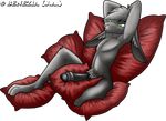  alpha_channel bed black boy cute jessica_anner lagomorph lapine lying male penis pillow rabbit silk solo uncut 