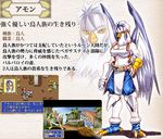  armor avian bird female japanese_text pose shining_(series) shining_force text translation_request video_games 