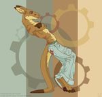  cricket kangaroo kangaroopawz laura leaning marsupial pants pawz solo tail thin topless westrate 