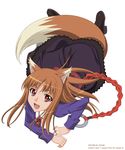  animal_ears female hi_res horo ookami_to_koushinryou ookamimimi red_eyes solo spice_and_wolf wolf_ears 