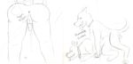  black_and_white butt canine cum dog doggy_position doggystyle duo feral feral_on_feral from_behind gay great_dane lagomorph male mammal marmaduke monochrome opencanvas penis plain_background rabbit scooby scooby-doo scooby-doo_(series) sex side_view sketch spooks style tail white_background 