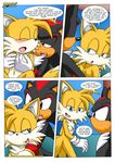  canine couple female fox hedgehog male massage miles_prower mobian mobius_unleashed sega shadow_the_hedgehog sonic_(series) tails 