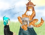  feline female flora_(twokinds) keith_(twokinds) male stripes tiger tom_fischbach trace_(twokinds) twokinds 