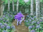  ????? denchi_nezumi flower forest legendary_pok&#233;mon nintendo pok&#233;mon pok&eacute;mon solo suicune tree video_games wood 