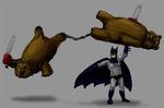  awesome batman_(series) bear bears-with-chainsaw-chucks chainsaw epic humor lol mammal nunchaku nunchuks unknown_artist what 