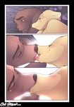  blue_eyes blush brown_fur canine clubstripes color comic eyes_closed female fox french_kissing fur green_eyes huska kissing love_can_be_different male mammal miles_df open_mouth piercing richard smile straight tongue tongue_out yellow_eyes yellow_fur 