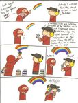  crying paint rainbow rainbows scout_(team_fortress_2) spy_(team_fortress_2) team_fortress_2 