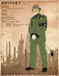 &gt;:| 2008 armband beret cheetah epithet feline green_eyes j_axer male military military_uniform solo spots uniform 