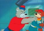  animated anthro around_the_world_with_willy_fog belt blue_pants canine duo fear fist_pump fist_pumping gif handkerchief mammal punch quaking_in_fear red_shirt unknown_artist what_is_this_series? willy_fog 