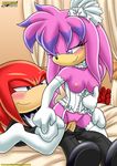  bbmbbf echidna female hedgehog julie-su knuckles_the_echidna male mobian mobius_unleashed penetration penis pussy red riding sega sonic_(series) straight suit vaginal vaginal_penetration 