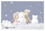  &gt;_&lt; 1boy 1girl :( :) artist_request axis_powers_hetalia belarus_(hetalia) couple dual_persona estonia_(hetalia) eyes_closed frown genderswap latvia_(hetalia) lithuania_(hetalia) russia_(hetalia) smile snowman ukraine_(hetalia) 