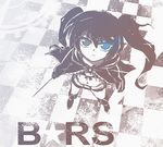  black_rock_shooter black_rock_shooter_(character) rayno solo star sword twintails weapon 