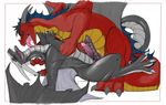  dragon feral frottage gay licking male mandarax narse penis plain_background precum raith scalie sketch submissive teeth tongue unfinished white_background 