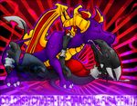  colored_version cynder cynder-the-dragon dragon female male missionary_position razzek scalie sex spyro spyro_the_dragon straight 