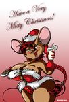  big_breasts breasts christmas cookie dutch female hair hat holidays long_hair mammal milk misty misty_the_mouse mouse red_hair rodent santa_hat solo xmas 